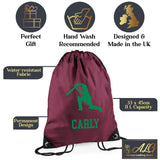 Burgundy Gym Sac