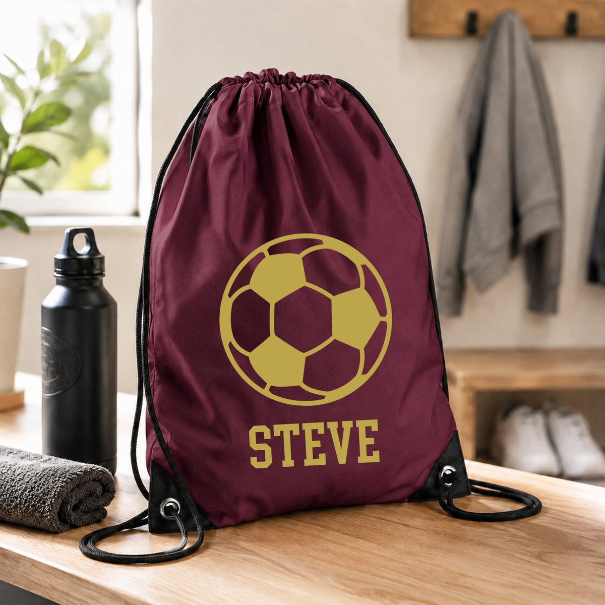 Burgundy Gym Sac