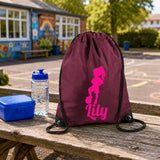 Burgundy Gym Sac