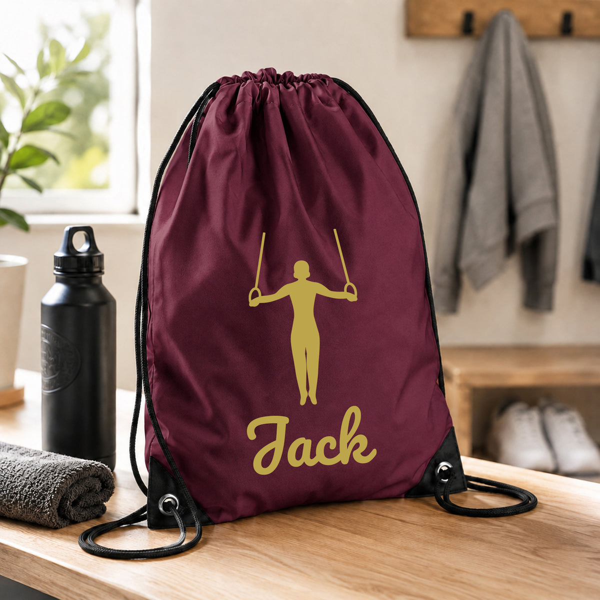 Burgundy Gym Sac