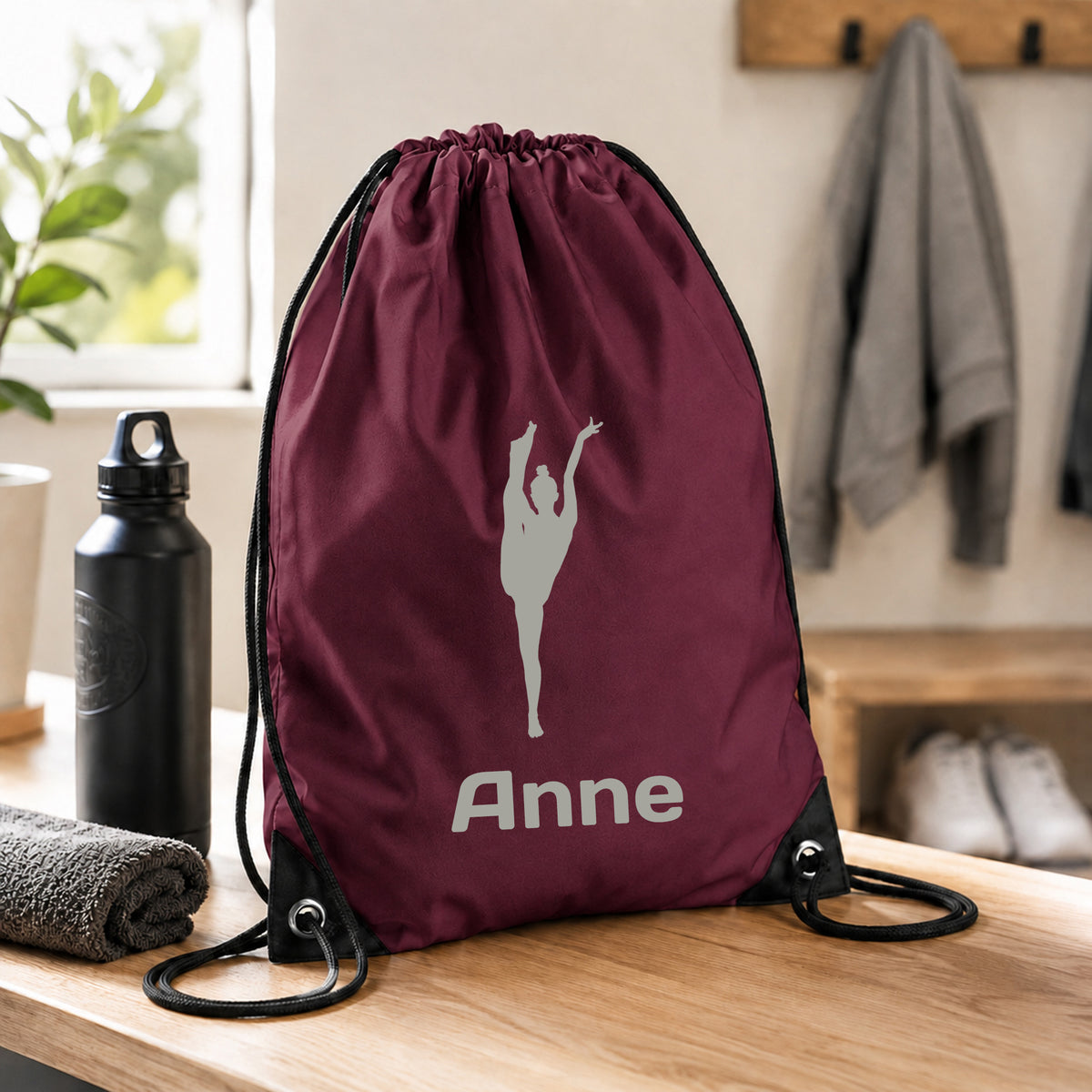 Burgundy Gym Sac