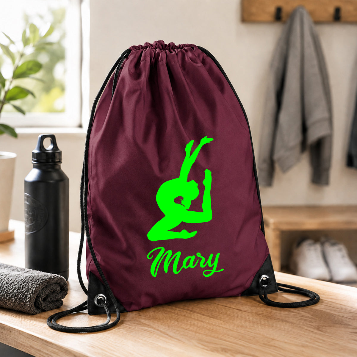 Burgundy Gym Sac