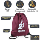 Burgundy Gym Sac