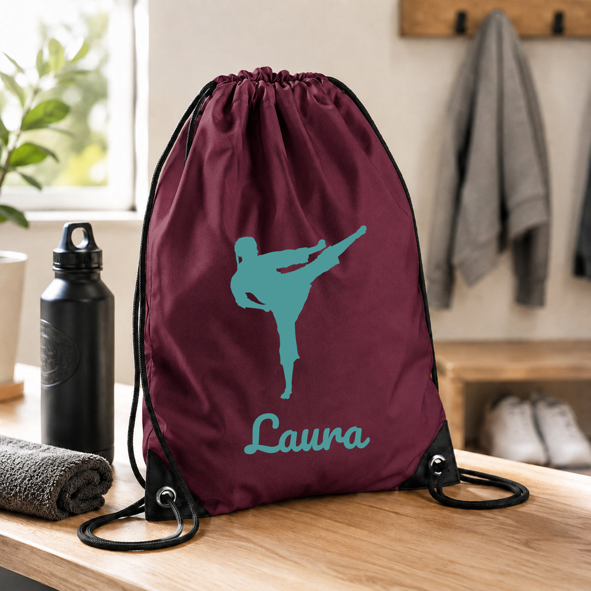 Burgundy Gym Sac