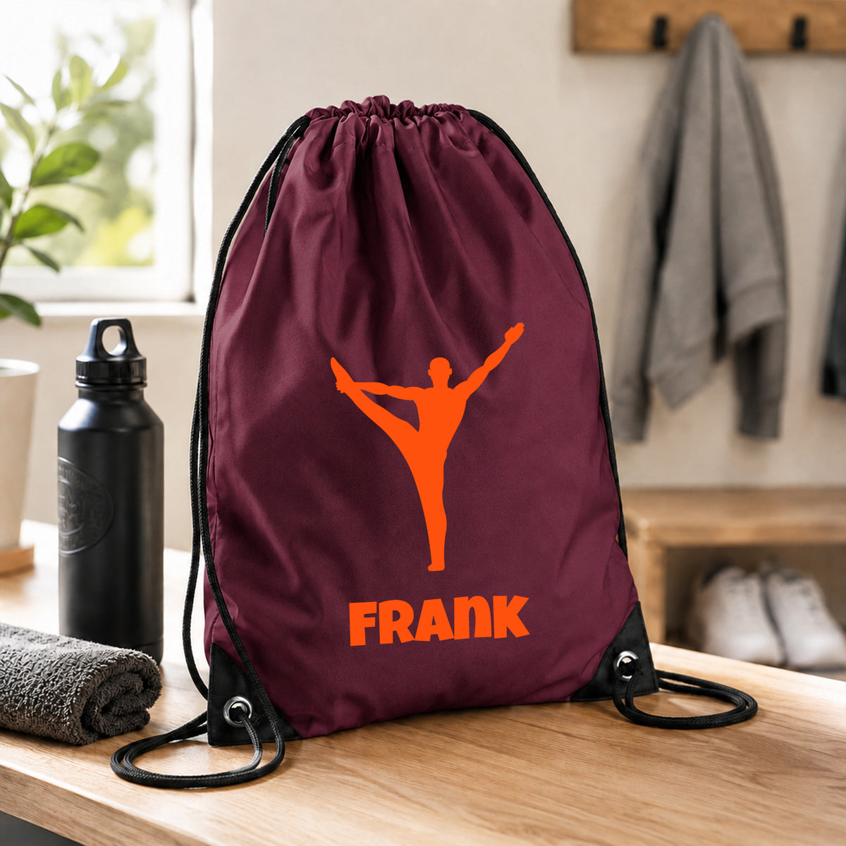 Burgundy Gym Sac