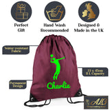 Burgundy Gym Sac