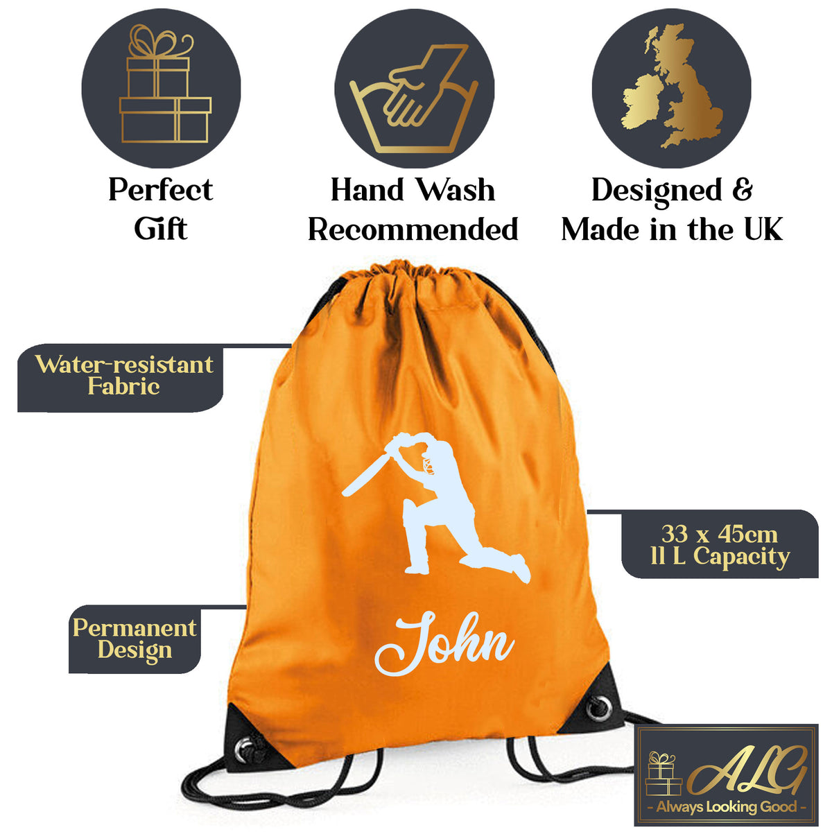 Orange Gym Sac