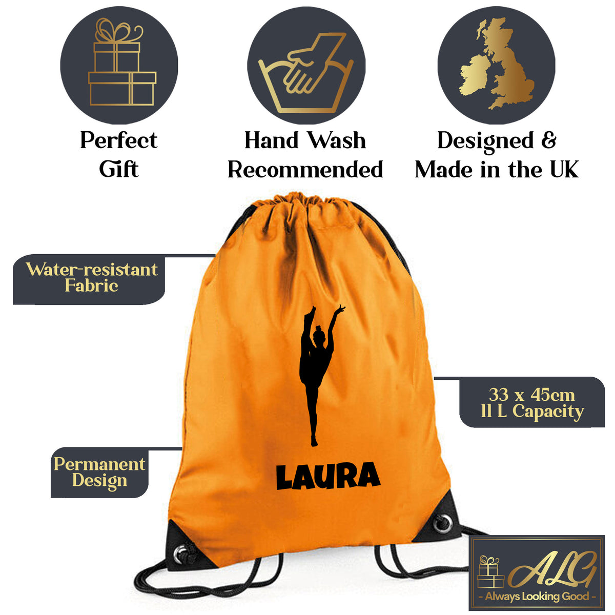 Orange Gym Sac