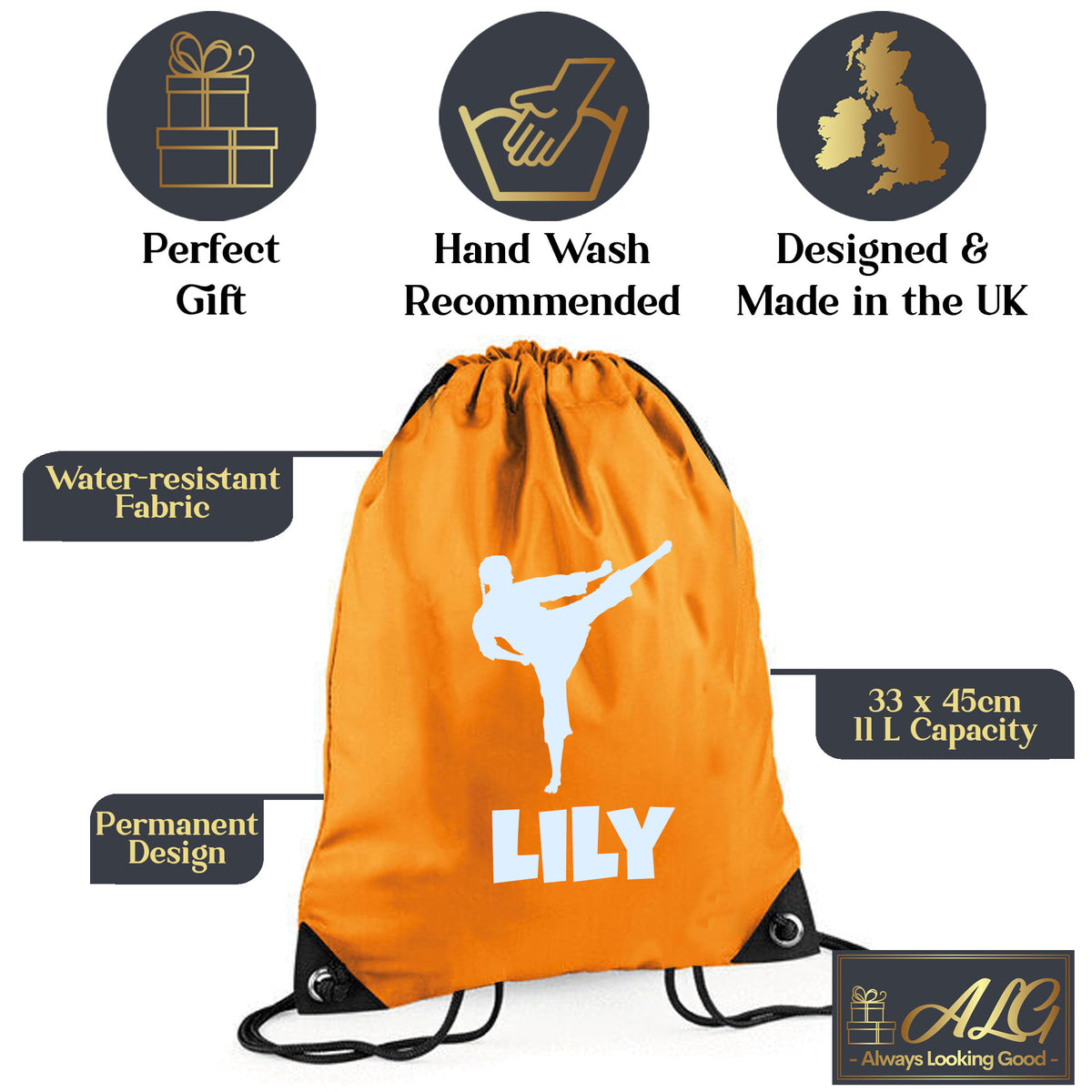 Orange Gym Sac
