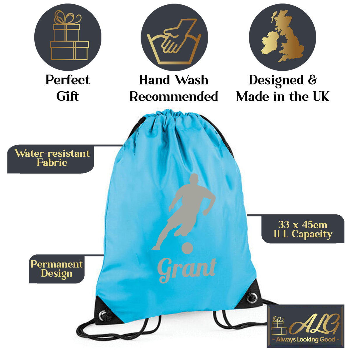 Surf Blue Gym Sac