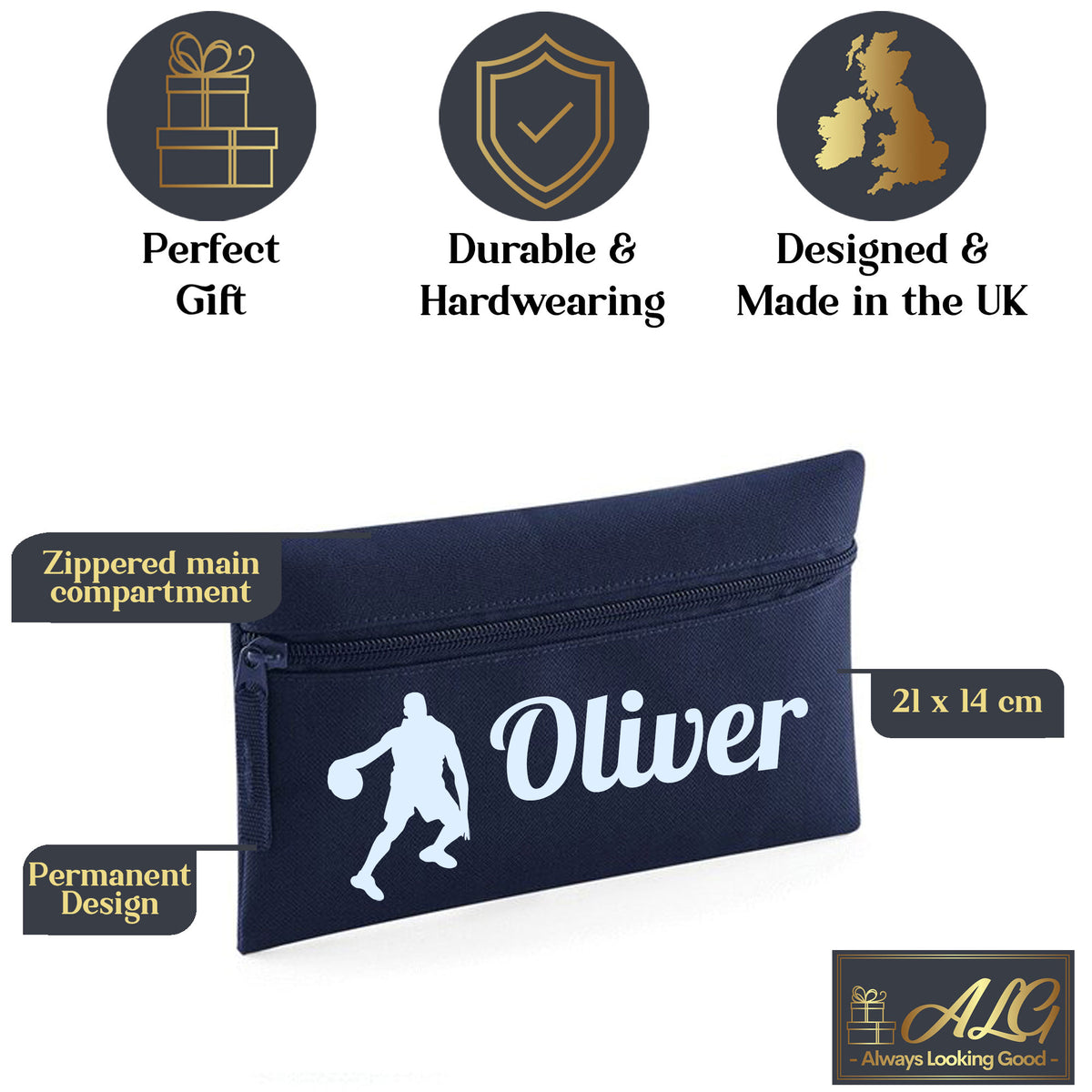 Navy Pencil Case