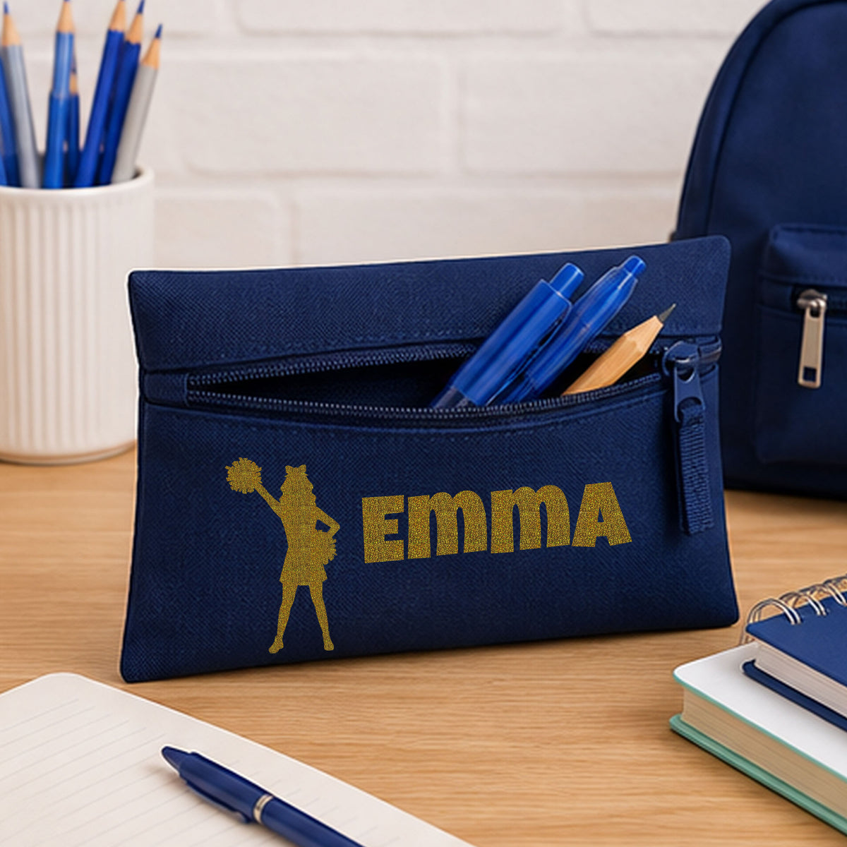 Navy Pencil Case