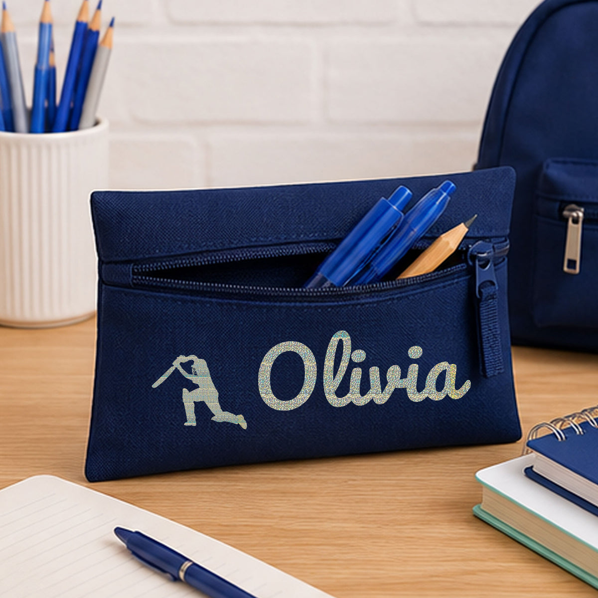 Navy Pencil Case