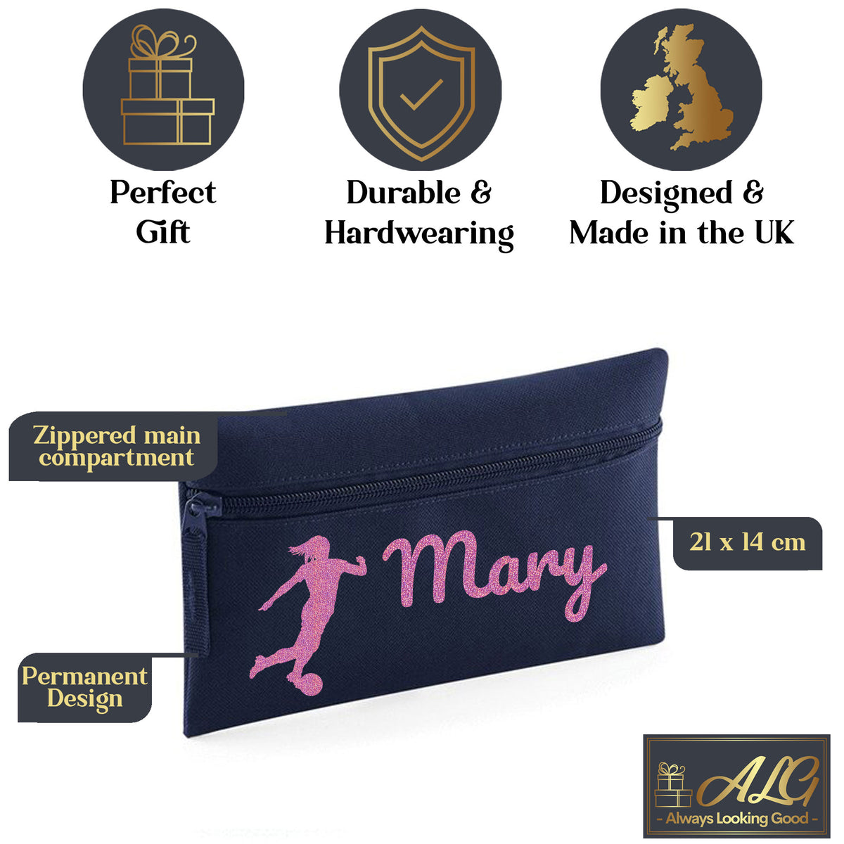 Navy Pencil Case