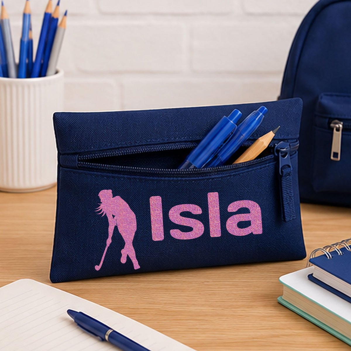 Navy Pencil Case
