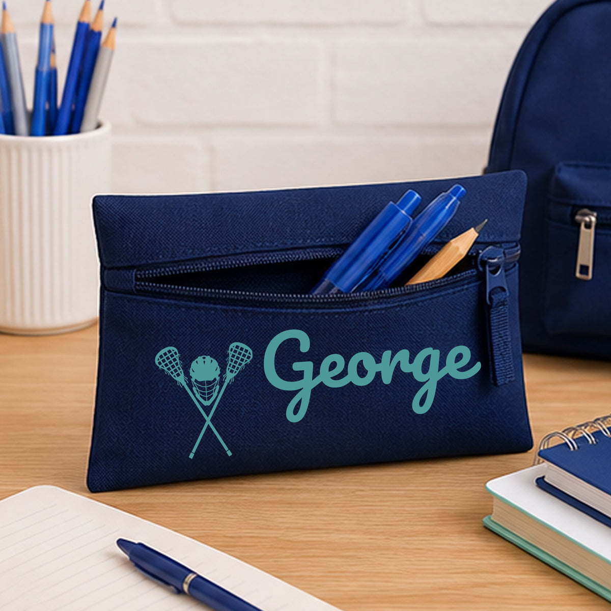 Navy Pencil Case