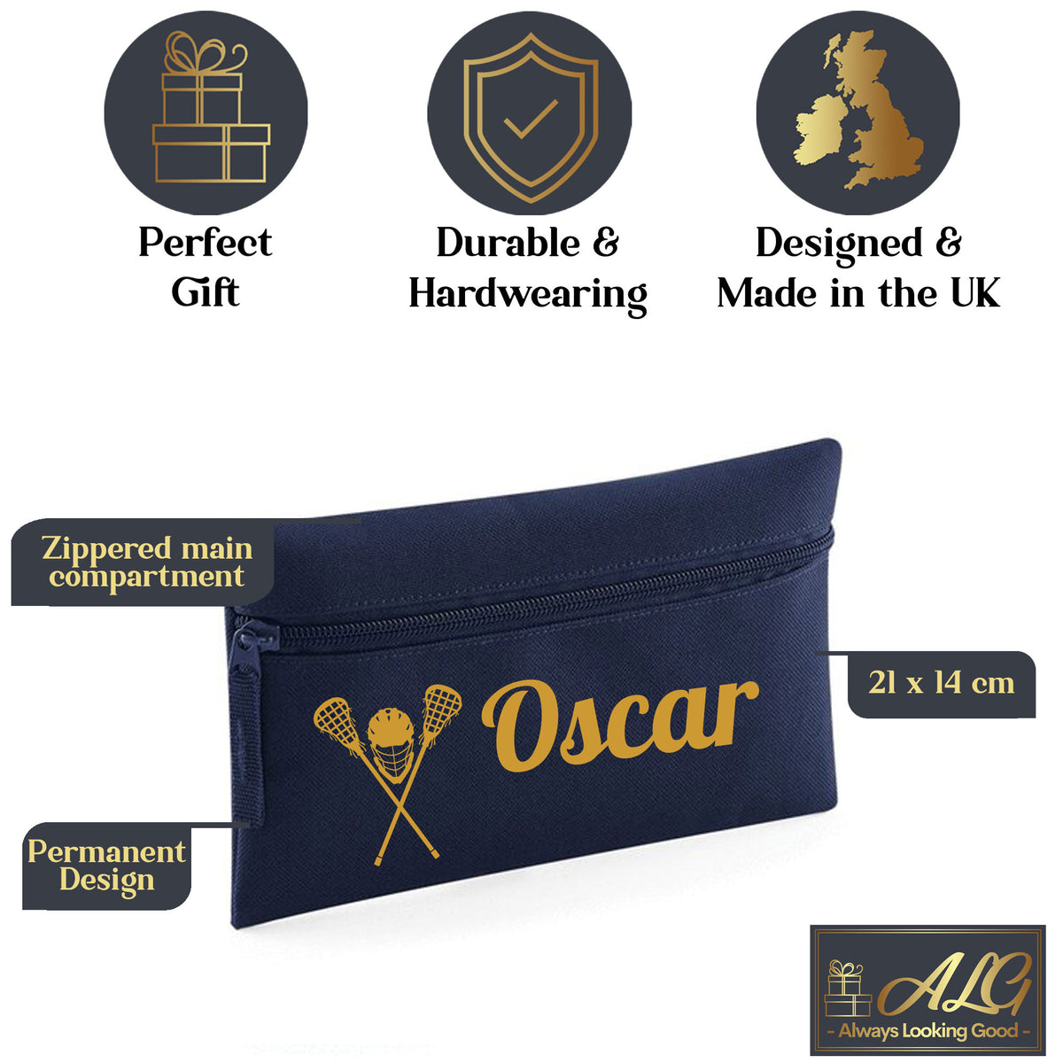 Navy Pencil Case