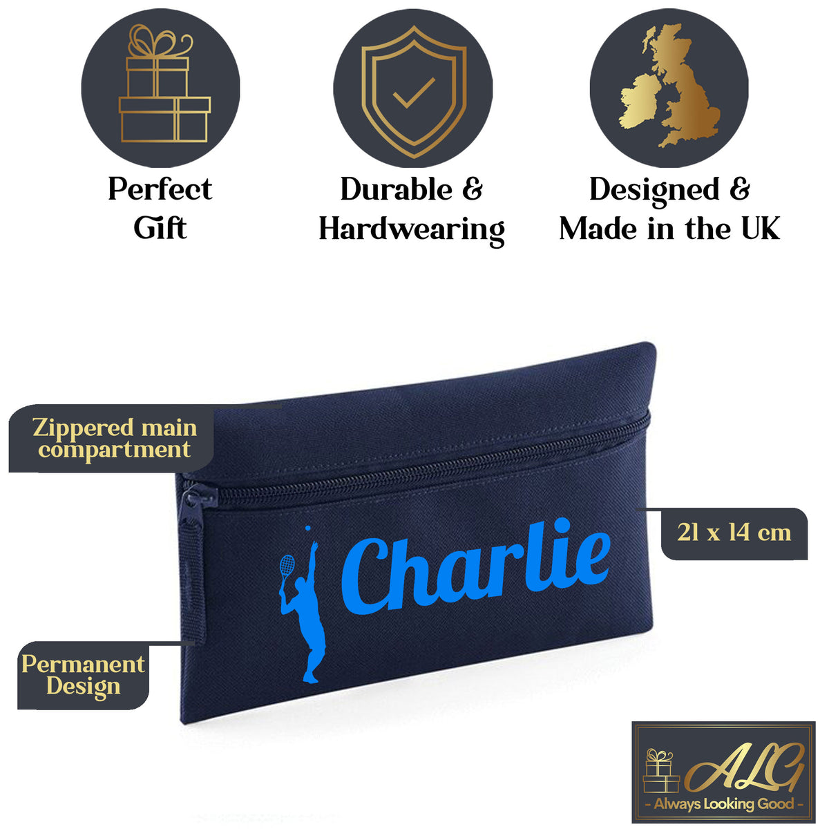 Navy Pencil Case