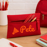Red Pencil Case