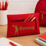Red Pencil Case