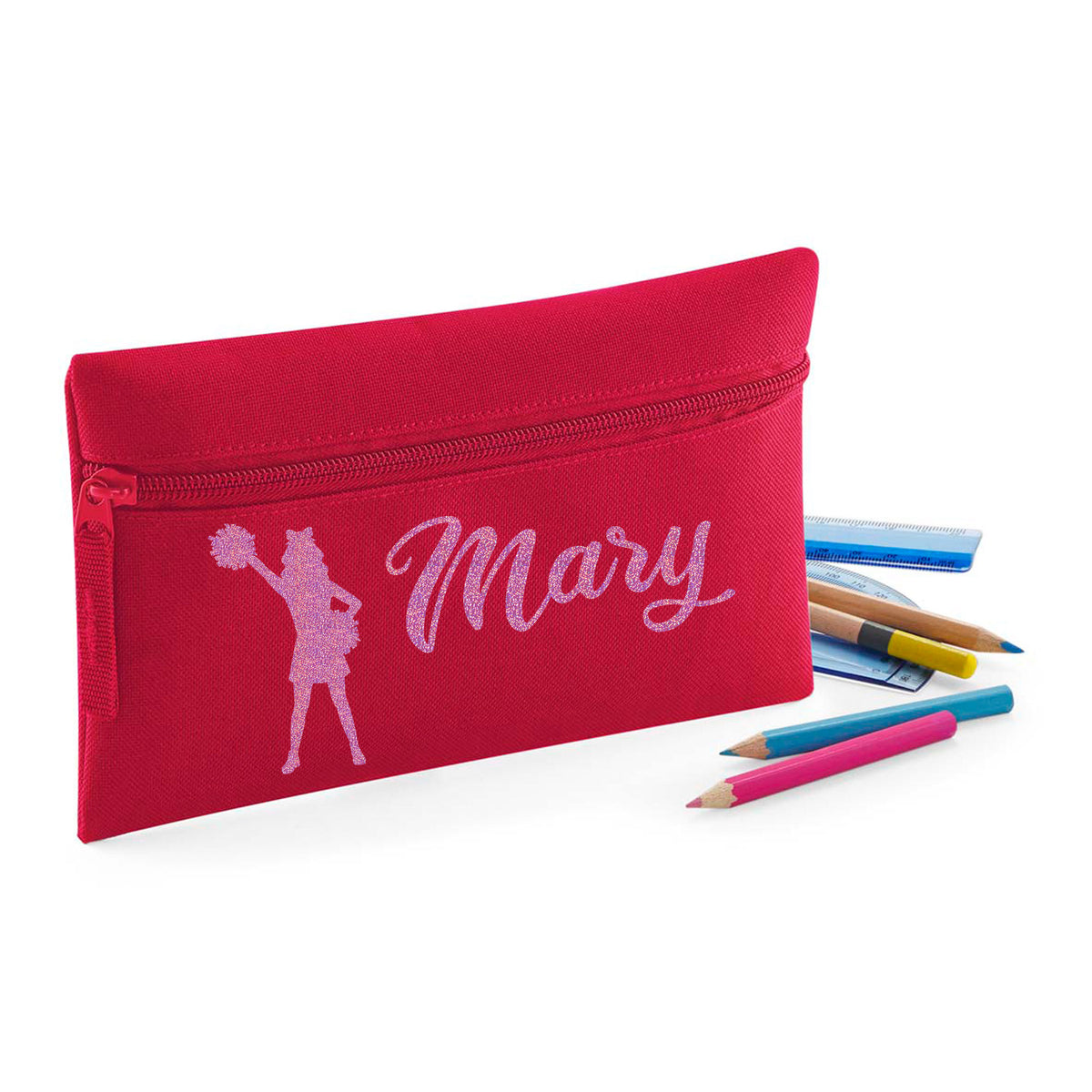 Red Pencil Case