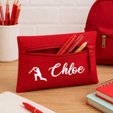 Red Pencil Case