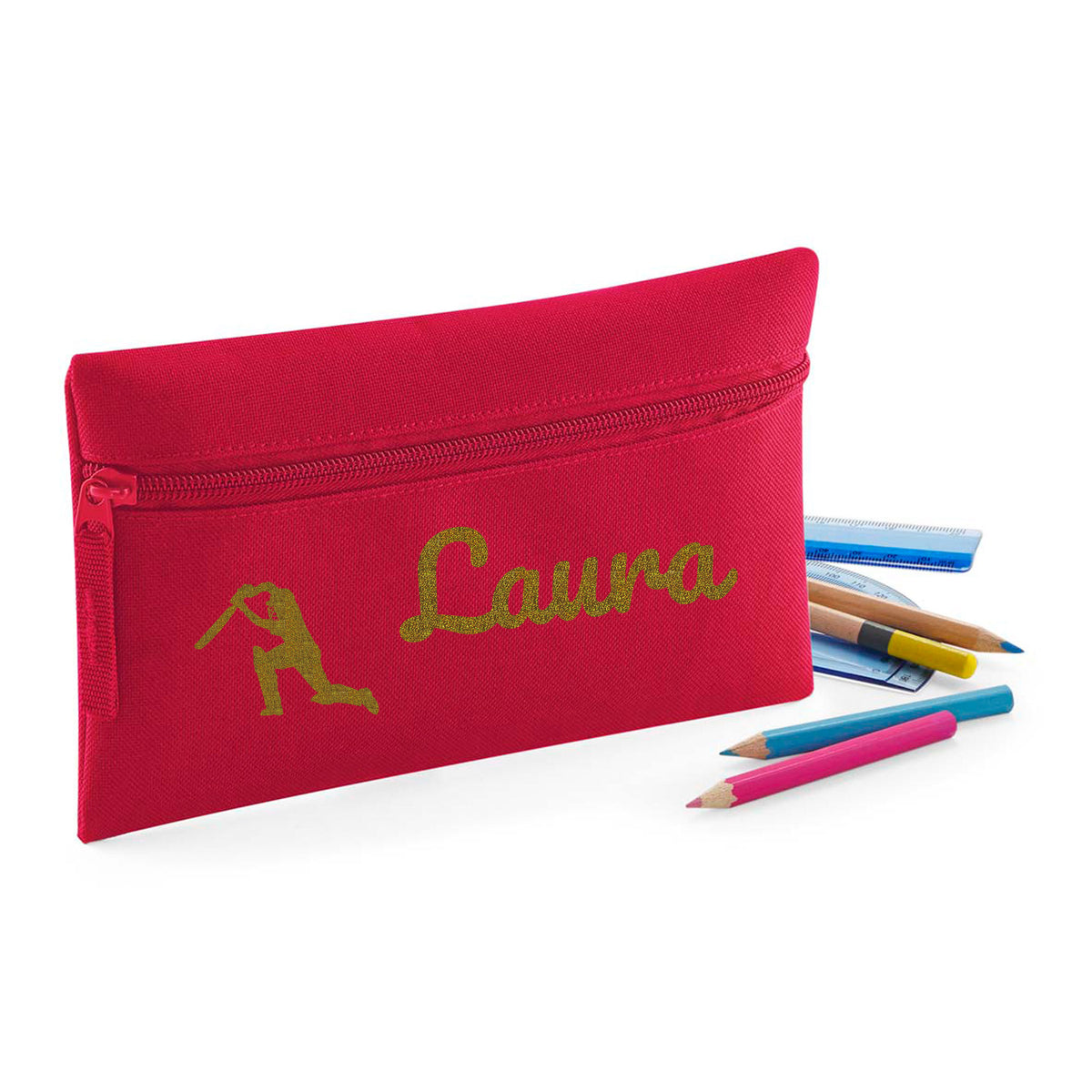 Red Pencil Case