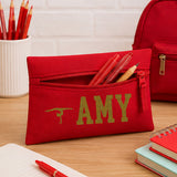 Red Pencil Case