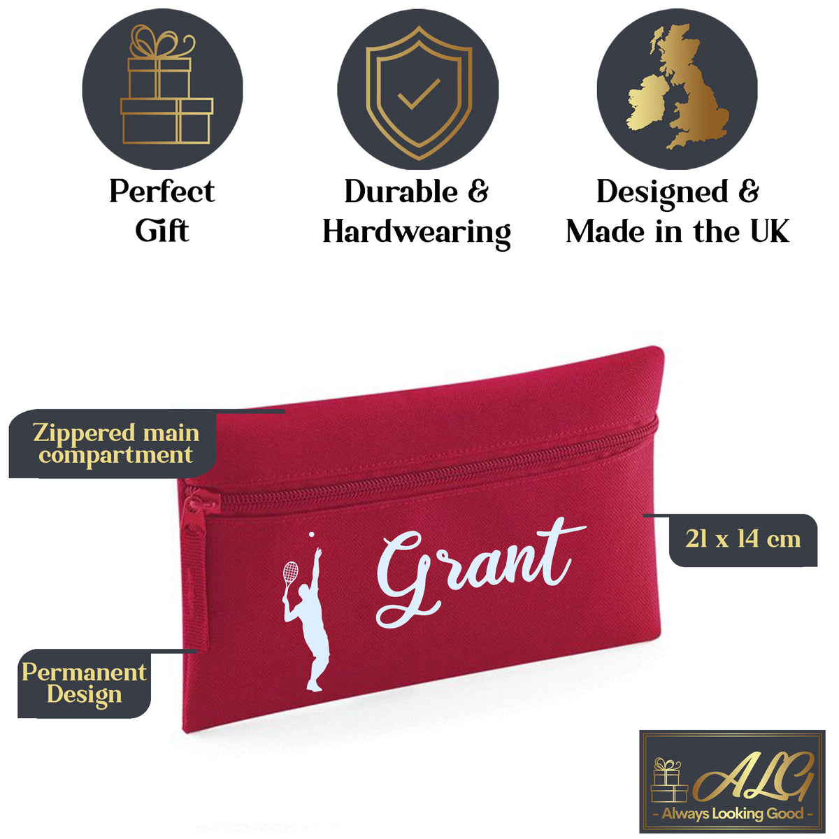 Red Pencil Case