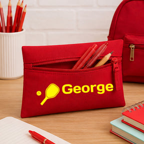 Red Pencil Case