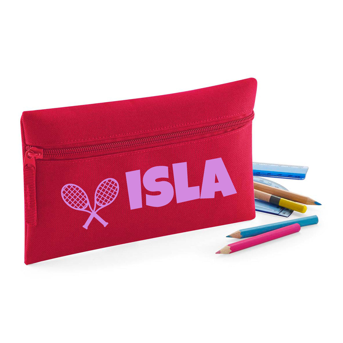 Red Pencil Case