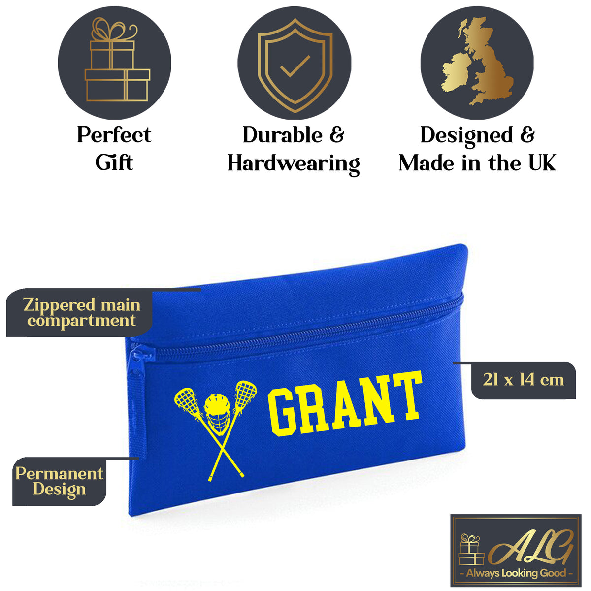 Royal Blue Pencil Case