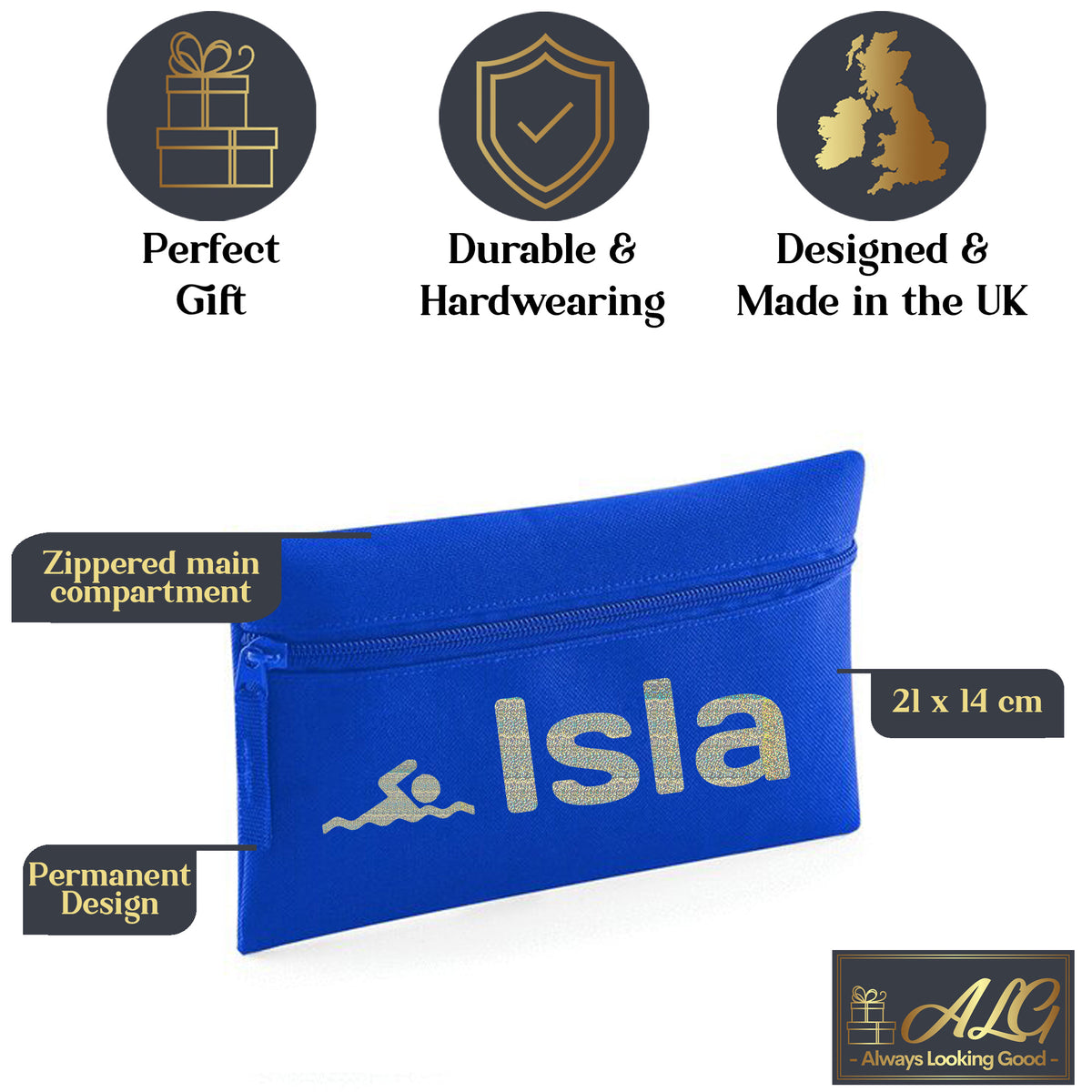 Royal Blue Pencil Case