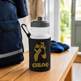 Black Water Bottle & Holder