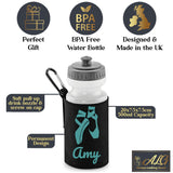 Black Water Bottle & Holder