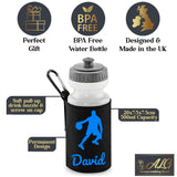 Black Water Bottle & Holder