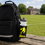Black Water Bottle & Holder