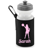 Black Water Bottle & Holder