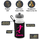 Black Water Bottle & Holder