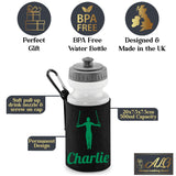 Black Water Bottle & Holder