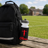 Black Water Bottle & Holder