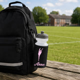 Black Water Bottle & Holder