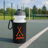 Black Water Bottle & Holder