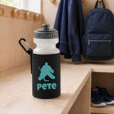 Black Water Bottle & Holder