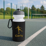 Black Water Bottle & Holder