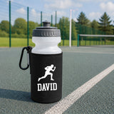Black Water Bottle & Holder
