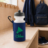 Navy Water Bottle & Holder