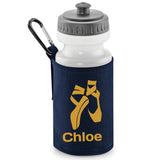 Navy Water Bottle & Holder