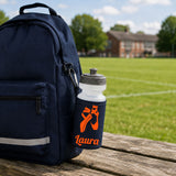 Navy Water Bottle & Holder