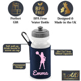 Navy Water Bottle & Holder